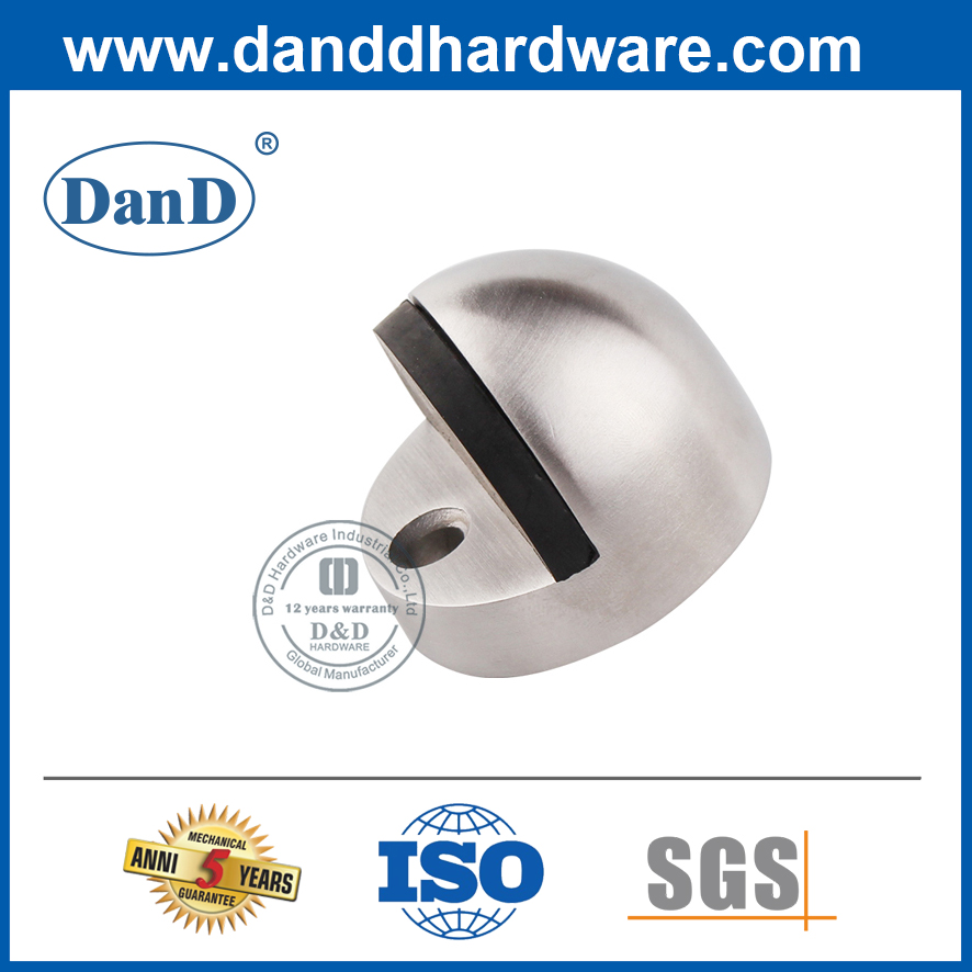 银锌合金地板安装型前门止动器-DDS002