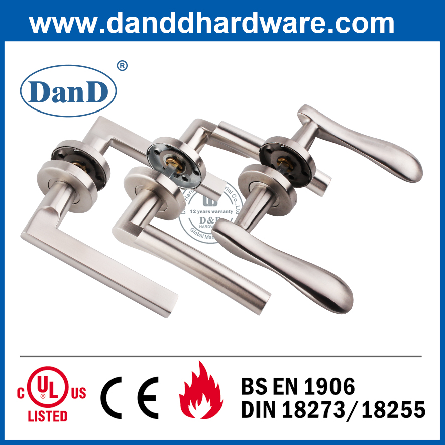SUS304银色固体铸造杆手柄用于通道门-DDSH046