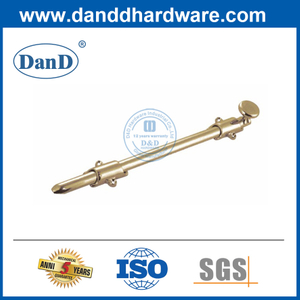 黄铜直线荷兰门螺栓，用于住宅建筑 - DDDB009