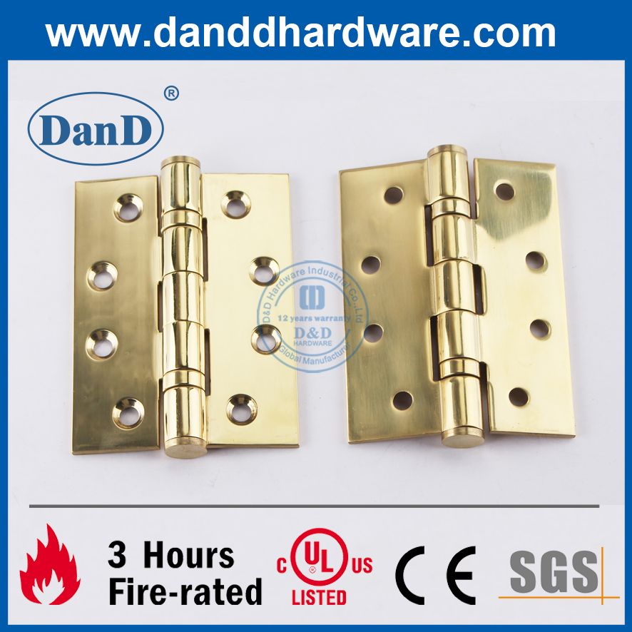 欧式不锈钢201抛光黄铜外部门铰链-DDSS001-4X3X3