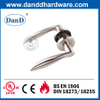 不锈钢304圆形玫瑰饰门把手用于金属门-DDSH026